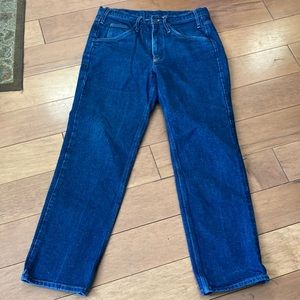 Pedee Jeans, Oregon, USA washed denim jeans 35x32